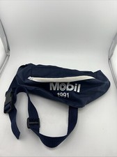 Vintage Mobil 1991 Fanny Pack Blue New READ picture