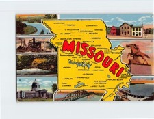 Map & Attractions Missouri USA Q-30743 picture