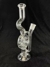 Glass hookah clear 12inch height 18mm female joint swiss 6 holes perk picture