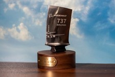 Boeing 737 Jet Engine Fan Art, Aviation Gift, Turbine Fan Display picture