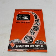 Vintage NAPCO Northwestern Auto Parts Catalog 28 Army Truck Minneapolis 1940s picture