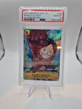 One Piece Card Game JPN OP07-109 Monkey D. Luffy Alternate Art PSA 9 MINT  picture