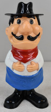 Vintage NOS 1970s Pizza Hut Pete Toy Bank Hard Plastic 8