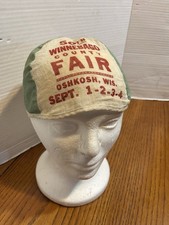 Antique Rare 1904 50th Winnebago County Fair Oshkosh,Wisconsin Beanie Cap picture