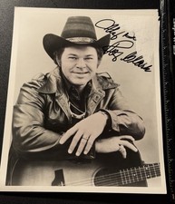 ROY CLARK signed 8x10 photo (some damage) picture
