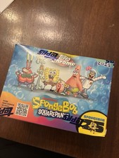 2025 Topps Chrome SpongeBob 25th Anniversary Value Box Blaster Factory Sealed picture
