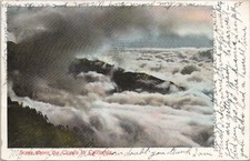 LITHO PC * Scene above the Clouds in California Mountaintop Scene Stockton 1907 picture