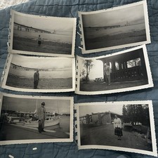 Vintage October 1956 Mackinaw Bridge Construction Snapshots Michigan History picture