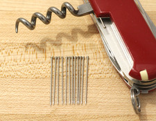 12pc Stainless Straight Replacement Pins for Victorinox 91mm 84mm SAK picture