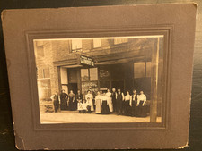 Antique Magic City Laundry Co Employee Group Photo Storefront 8x10 Vintage picture