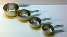 Vintage Foley Stainles Steel Measuring Cups Set of 4 picture