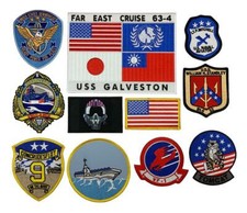 Pete Mitchell Far East Cruise JACKET BACK PATCH 11PC picture