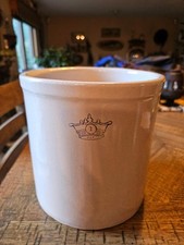 Vintage Robinson Ransbottom 1 Gallon Blue Crown Crock picture