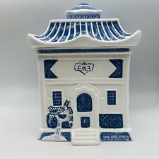 Willow Blue By Christopher Johnson Series 3 Medium Pagoda Cookie Jar picture