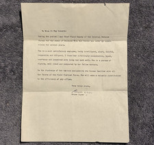 c.1930s IRS Oklahoma Reference Letter Ann Culver Employee picture