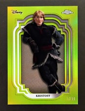 2024 Topps Chrome Disney /99 KRISTOFF #156 Green Refractor FROZEN - **READ** picture