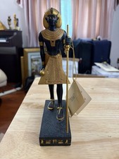 Vintage King Tut Guardian Statue 9