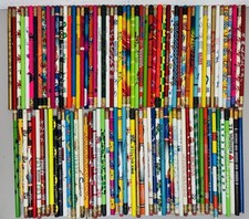 Over 100 Novelty, Sports, 80s, 90s Used Unused Pencil Lot picture
