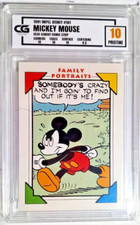 Mickey Mouse 1991 Impel Disney No. 161, 1939 Sunday Comic Strip, CG Graded 10  picture