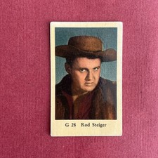 Rod Steiger 1964 Dutch Gum G Set #28 Non-Sport Trading Card picture