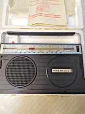 NOS New Vintage Soviet Radio Rossiya 203-1 Boxed with Papers Working USSR 1992 picture