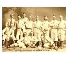 1882 New York Metropolitans Team PHOTO Mets Baseball Club 5x7 picture