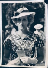1939 Press Jane Delano Niece President Roosevelt Beautiful Woman Photo picture