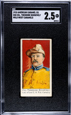 1910 American Caramel Co. E50 Col. Theodore Roosevelt Wild West Caramels SGC 2.5 picture