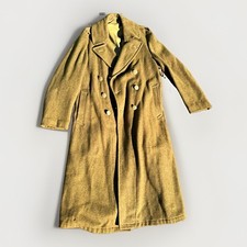 Original WWII US Army Issue Olive Drab Wool Overcoat Large Size 42R Dated 1942 picture