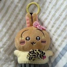 Brown Leopard 9090 Chiikawa Usagi Hachiware Momonga Plush Doll Mascot Pendant picture