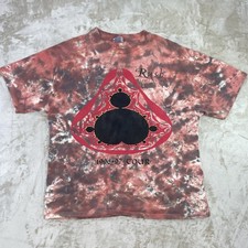 Vintage Rush “Test for Echo” 1996-1997 Tour T-Shirt Tie-Dye Multicolor Mens XL picture