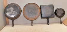 Griswold cast iron pan lot 11 1/4 & 7