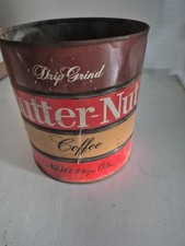 butternut coffee tin can great condition picture