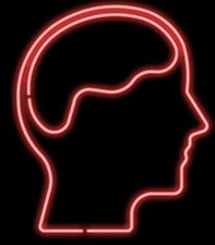 New Open Mind Brain Head Neon Light Sign 24