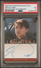 Grace Park (Boomer) Autograph 2006 - Battlestar Galactica - Rittenhouse PSA 5 picture