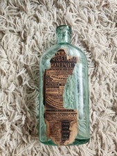 Rare Lydia E. Pinkham's Vegetable Compound Bottle With Partial Label Lynn MASS picture
