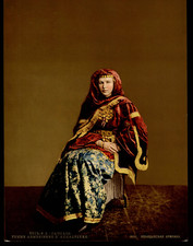 P.Z Photochrom Zurich, Caucasus, Armenian woman d'Akhaltzykh, Armenia Wine picture