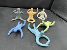 Vintage Play, Figures, Hand, Sculpted, Gymnast, Yoga, Poses Modernist Colors picture