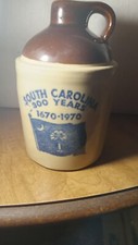 Vintage South Carolina 300 Years Jug  1670-1970 6” Tall picture