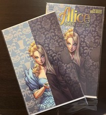 ALICE EVER AFTER 1 D + E J SCOTT CAMPBELL VARIANTS REVEAL + 1:10 VIRGIN SET picture
