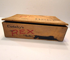 Cudahy Packing Co. 1900-1919 Rex Sliced Beef Advertising Wooden Box Lid picture