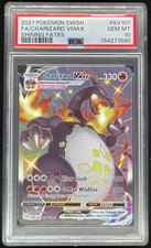 2021 Pokemon Sword Shield Shining Fates Shiny Vault #SV107 Charizard VMAX PSA 10 picture