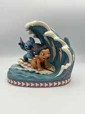 Disney Traditions Lilo and Stitch Catch the Wave Figurine Boxed Retired 4055407. picture