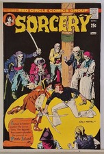 SORCERY #10 RED CIRCLE HORROR COMIC 1974  Gray Morrow Cover picture