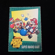 Nintendo Power Super Power Club Magazine Card 42 Super Mario Kart  picture