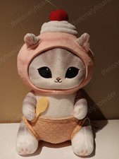Mofusand Ice Cream Meow With Cherry 11.8” Plush New NWT US Seller picture