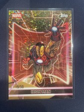 Topps Neon Marvel Iron Man True Gold /50 Limited Edition Tony Stark picture