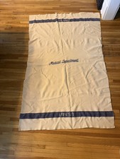 VINTAGE WW2 US Navy Military Wool Blanket -