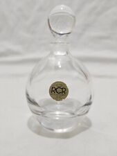 Royal Crystal Rock RCR Perfume Bottle Round Italy ~  5