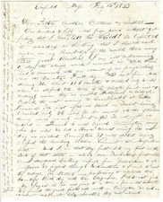 1833 MA Letter Details Horseback Trip, Famous Lawyer, Independence Day Oratory picture